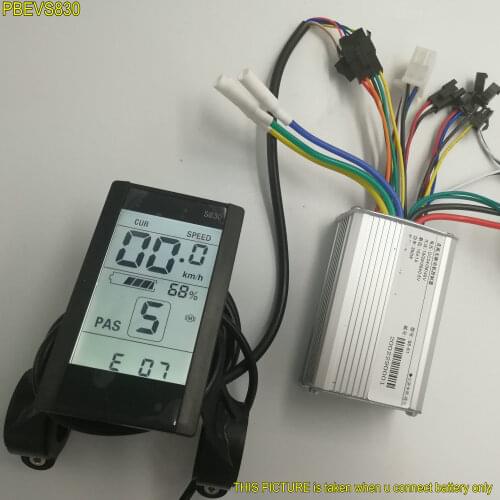 LCD Display Speedometer+Controller 24V36V48V 250w350w Electric Bike Accessory Scooter Folding Bike Intelligent MTB Mobility Part