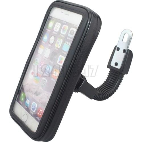 Universal Weather Resistant Motorcycle Phone Stand Holder Mount Cycling GPS Bag 4"-6.3" motor phone case for IPHONE Samsung GPS