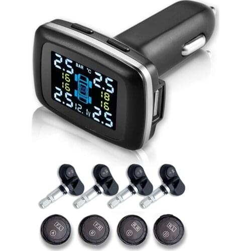 External Internal TPMS Tire Pressure Monitoring System Sensor Cigarette Lighter Plug