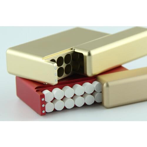 High-end 18 Sticks Metal Cigarette Storage Box for Iqos 3.0 Duo /2.4Plus /lil Carrage Case Cover