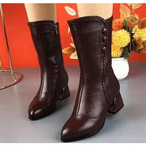 YeddaMavis Women's High Boots