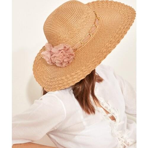 C & City Y1670-20 Womens Sun Straw Hat