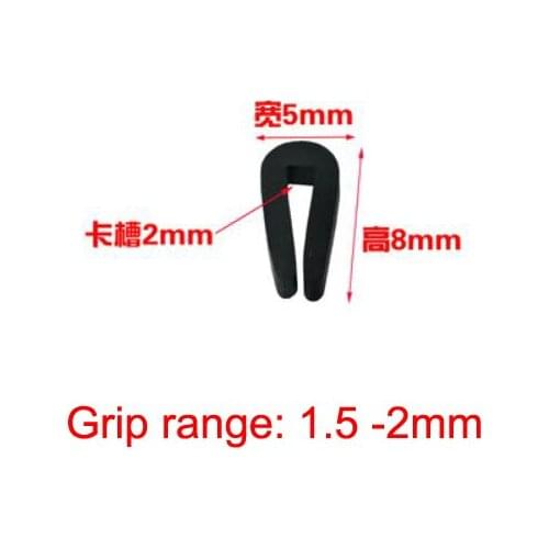 1 Meter U Channel EPDM Moulding Trim Strip Edge Guard Rubber Sealing Strip Weatherstrip Car Door Protector