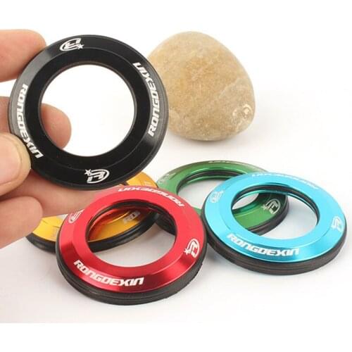 1PC Bicycle Headset Cap MTB Mountain Bike Top Cap Cover CNC Aluminum Alloy Earphone Cap With Dustproof Rubber Sleeve