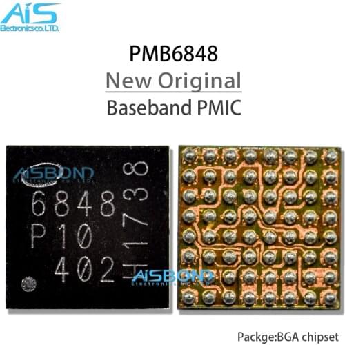 10Pcs/Lot PMB6848 6848 BBPMU_RF Baseband Power IC for iPhone 8 8Plus 8P X PMIC Chip