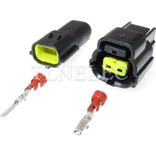 2 Pin Way Male Female Sealed Waterproof Auto Wire Connector Plug for Car Truck 174354-2 174352-2 Denso