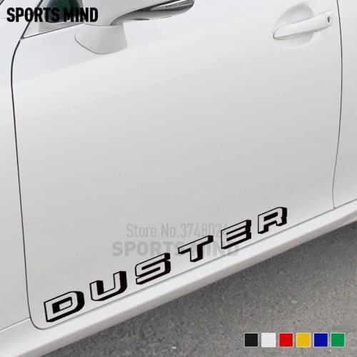 3 Pairs SPORTS MIND Car Stickers Decal Automobiles Car Styling For Renault Duster Dacia Duster Stepway Sticker Car Accessories