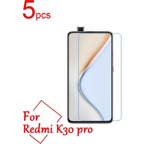 5pcs/lot Ultra Clear/Matte/Nano Anti-Explosion LCD Screen Protectors Cover for Xiaomi Redmi K30 pro Protective Film + Cloth