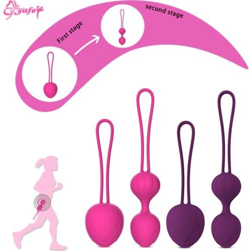 Safe Silicone Smart Ball Kegel Ball Ben Wa Ball Vagina Tighten Exercise Sex Machine Vaginal Geisha Ball Sex Toys for Women