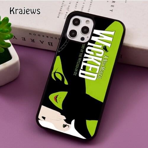 Wicked Musical Broadway Drama phone Case For iPhone 5 SE 2020 6S 7 8 Plus 12 mini 11 Pro X XR XS Max Samsung S9 S10 coque Cover