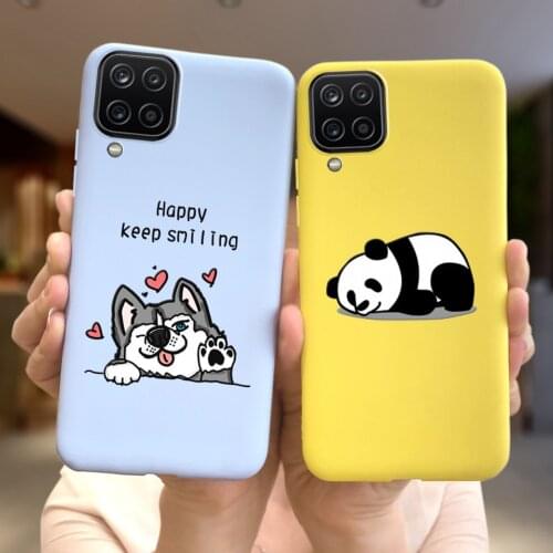 For Samsung Galaxy A12 M12 F12 Case 6.5" Soft Silicone Phone Cases Coque Funda For Samsung A 12 Bumper Shell Samsung M12 F 12
