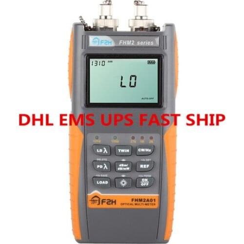 DHL ship Original New FHM2A01 Fiber Optic Multimeter Optical Power Meter+Optical Light Source 1310/1550nm
