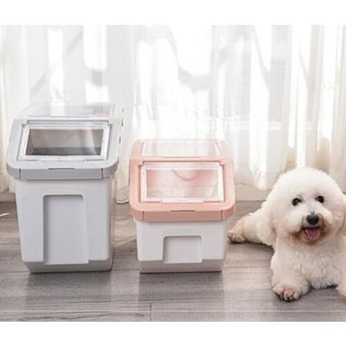 Pet Food Storage Box Sealed Jar Kitchen Container Storage Bucket Insect-Proof Moisture-Proof Grain Rice Box Home Storage Box