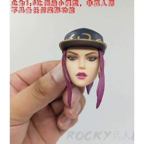 Cat toys brand ct020 1 / 6 hip hop popular trend girls head carving in stock