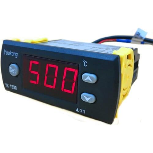 Temperature Controller with K Type Thermocouple digital lcd temperature controller range 0~500 C with Stainless Steel Probe