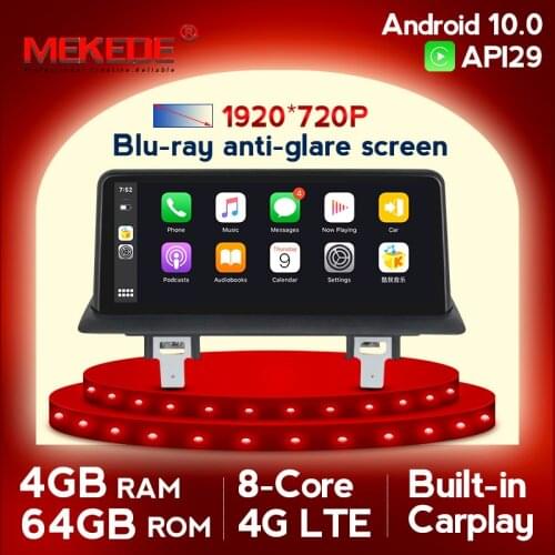 MEKEDE 10.25'' Android 10.0 4G LTE Car DVD player multimedia player for BMW 1 Series E81 E82 E87 E88 116i 118i 120i 130i