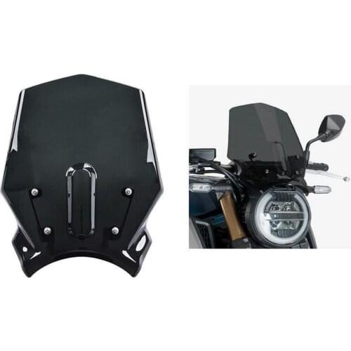 Motorbike Windshield WindScreen Visor for CB650R CB 1000 Black