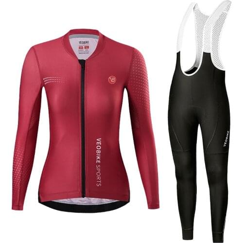 New Couples Cycling Clothing Sports Team Bicycle Bib Shorts Jersey Set Road Bike Uniforme Mtb Tights Ciclismo Summer Long Sleeve