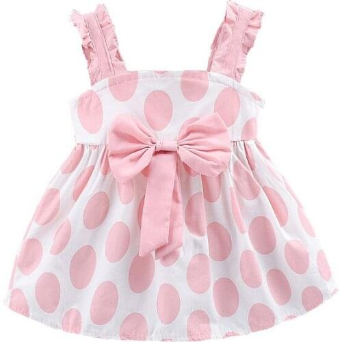 Baby girl dress clothes kids infant garment summer children clothing suspenders dresses kids baby bow floral dress fashion
