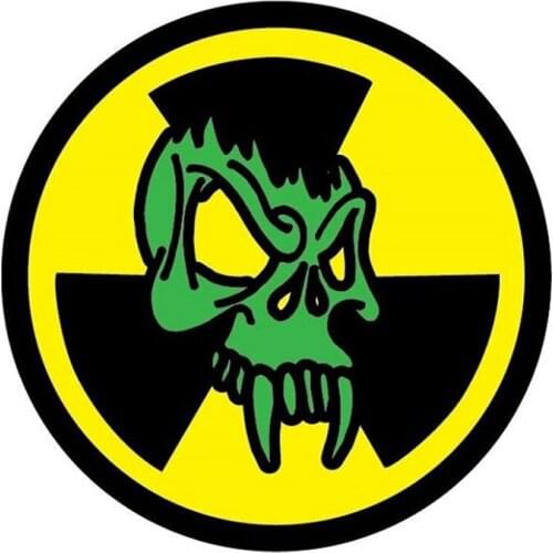 S50391# 10/13/15/17CM Personality PVC Decal Radiation Skull Large VRC 814 Waterproof Car Sticker on Motorcycle Laptop Decorative