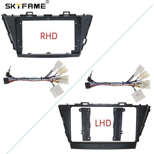 SKYFAME Car Frame Cable For TOYOTA Prius Plus V Alpha 2012-2020 Screen Dask Kit Fascia Frame