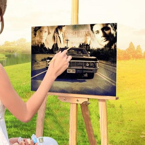 Supernatural DIY Paint By Numbers Kit Oil Paints 50*70 Painting On Canvas Home Decor Children Drawing