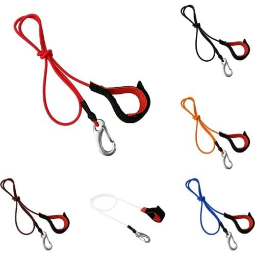 Heavy Duty Stretch Universal Kayak Canoe Paddle Leash Fishing Rod Bungee