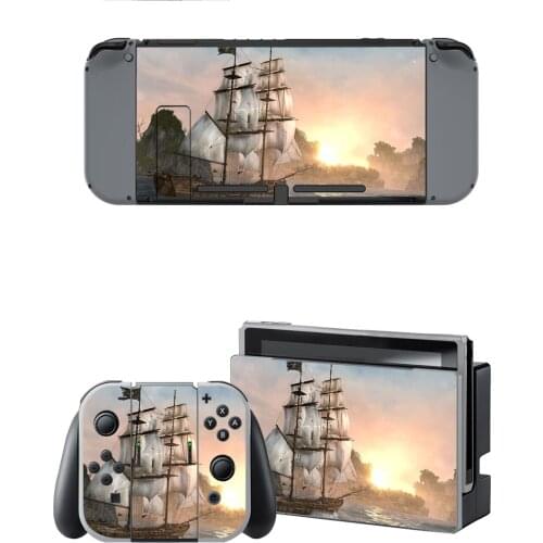 1 Styles Ship Style Vinyl Decal Skin Sticker For Nintendo Switch NS NX Console Protector Game Accessoriy NintendoSwitch