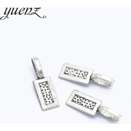 YuenZ 20 pcs Antique Silver color Rectangular shovel Charms Metal Pendant Fit DIY bracelet necklace earring 21*7mm J330
