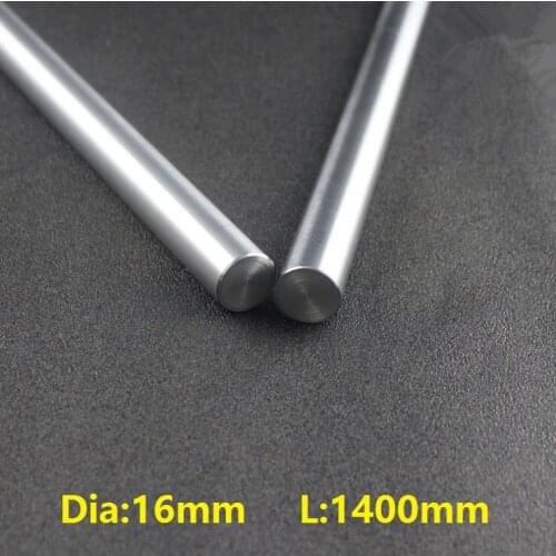 4pcs/lot 16mm linear shaft 1400mm long 16x1400mm chromed plated hardened shaft rod bar CNC router steel rod