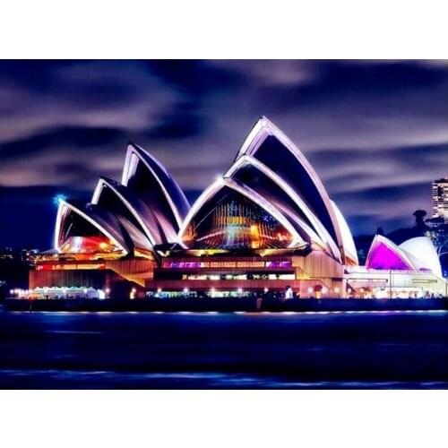 Diamond Painting Scenery Full Square Drill Diamond Embroidery city night building Home Decoration Diamond Mosaic Beadwork decor