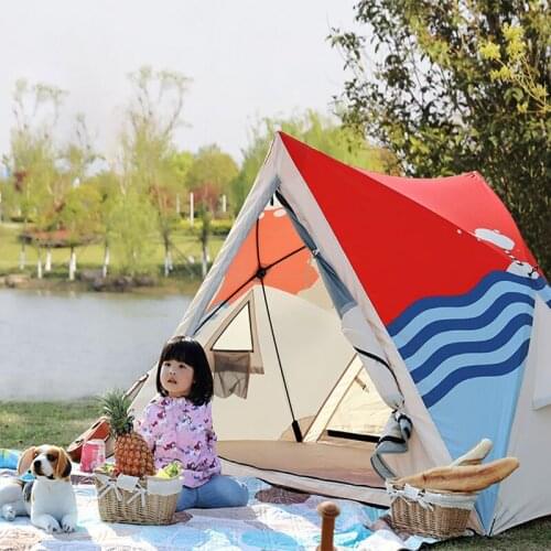 Automatic Instant 2 Person Sunshade Shelter Tent Parent-kid Tent UPF 50+ for Outdoor Camping and Protection from Sun