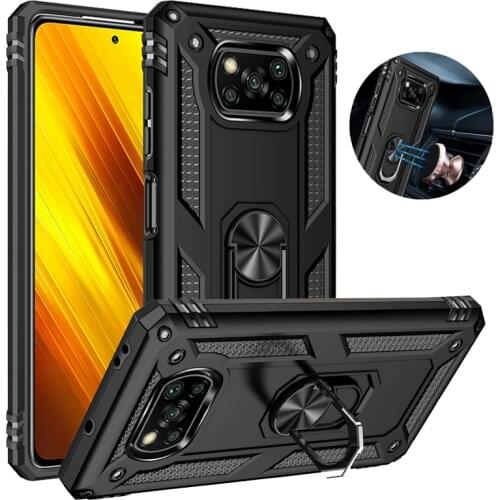 For POCO M3 Pro X3 NFC F3 5G Case for Xiaomi Mi 11 10 Ultra Lite Redmi Note 10T 10S 10 Pro 9S 9 Max 9A 9C 9T 8 Case Armor Cover