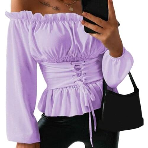 Блузки с воротником Hallolilla China At AliExpress