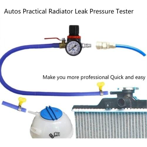Water Pressure Gauge Universal Car Coolant Tank Leakage Detector Radiator Tester Meter Manometer high quality