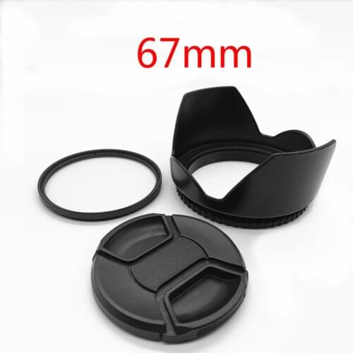 67mm Lens Hood Cap UV Filter for Fuji FujiFilm S200EXR