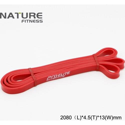 Latex Resistance Bands Red Color Length 208cm Gym Powerlifting Pull Up Strengthen Muscle Exercise Rope Fitness Equipment