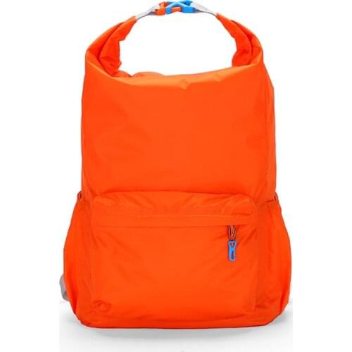 Lightweight Foldable Nylon Material Sports Swimming Waterproof Gym Backpack Bag For Running City Jogging Swim River Trekking Bag