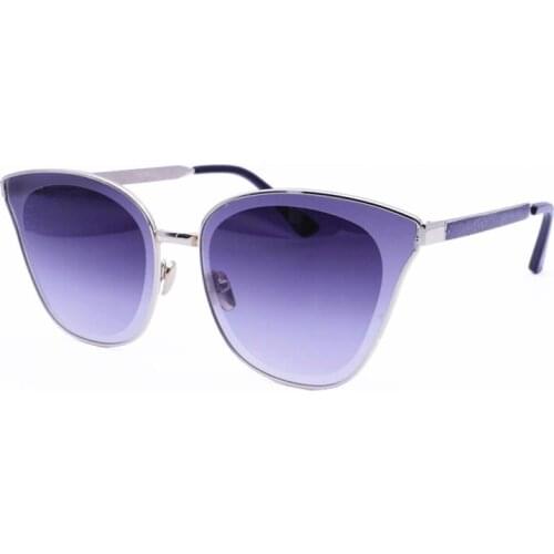 Hotsales S042 stylish UV400 butterfly shape Glittering side arm European stylish gradient color tendy sunglasses for women