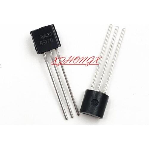 20 pçs/lote BS170 TO-92 MOSFET N-CH 60V 500MA novo e original em estoque