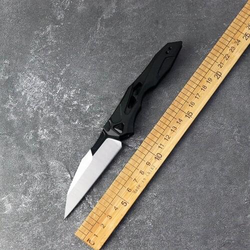 New 7650 Launch 13 folding knife CPM-154 blade aviation aluminum handle outdoor camping hunting survival kitchen knife EDC tool