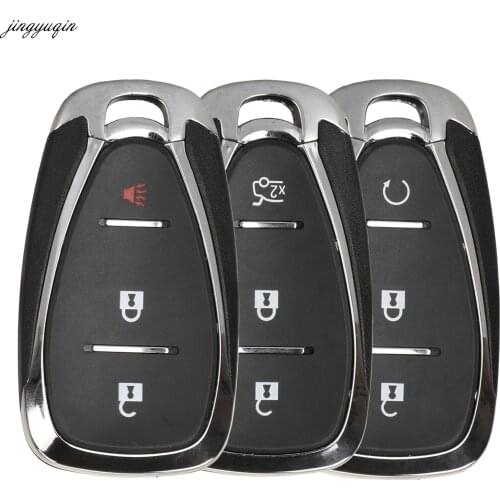 Jingyuqin 10ps Remote Car Key Case Shell For Chevrolet New Cruze Malibu XL Camaro Menlo Orlando Trax Trailblazer Equinox 2017 3B