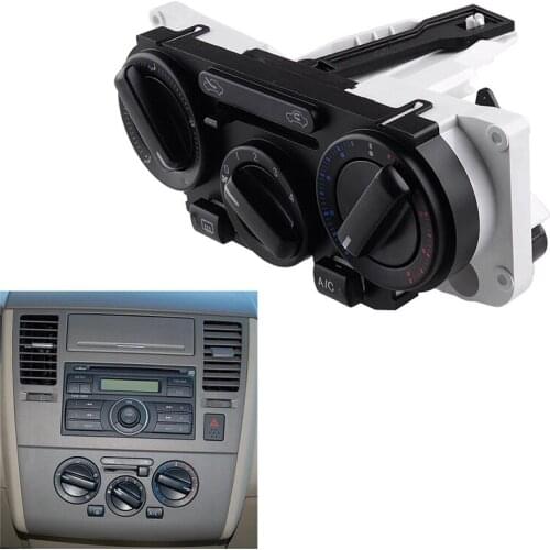 27510-ED50A A/C Heater Control Panel Plate Climate Control Switch for Nissan Tiida Sylphy Livina NV200 Geniss