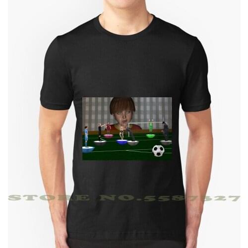 Subbuteo : Streaker Scene Cool Design Trendy T-Shirt Tee Comedy Football Humor Subbuteo Streaker Policemen Police Hat Soccer