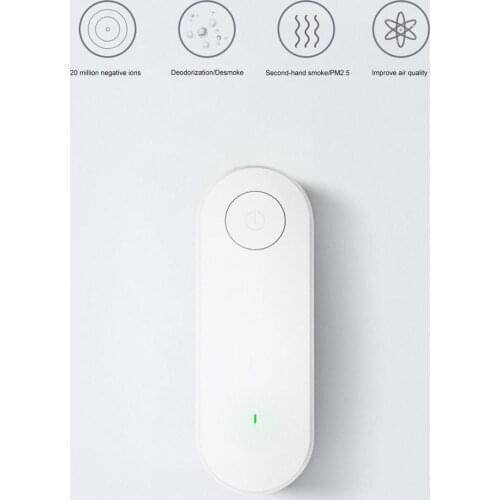 Portable Air Purifier Air Purification Air Freshener Ionizer Cleaner Dust Cigarette Smoke Removal Formaldehyde Toilet Deodorant