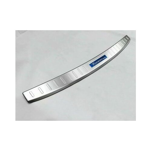 Stainless Steel Internal external Rear bumper Protector Sill For 2015-2018 Hyundai Tucson