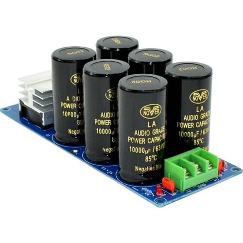 High Power 50A Rectifier Filter 6 50V High Current Positive and Negative Dual Power Supply Rectifier Filter Power Board