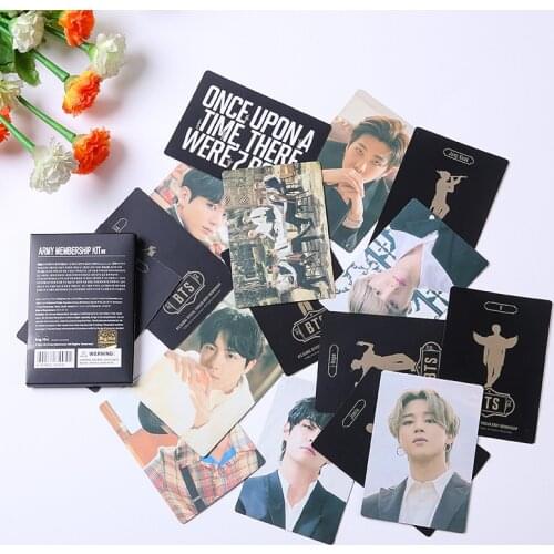 South Korean Groups K-POP Bangtan Boys Lomo Card Poster New Album PhotoCard Cards Wall Banner JUNG KOOK JIMIN SUGA V JIN RM