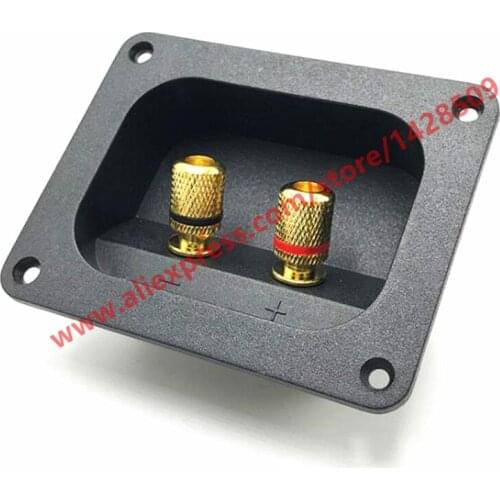 1pc WP2-20 2 Positions 306 Copper Wiring Terminal ABS Junction Box Speaker Plug Wiring Board Connector