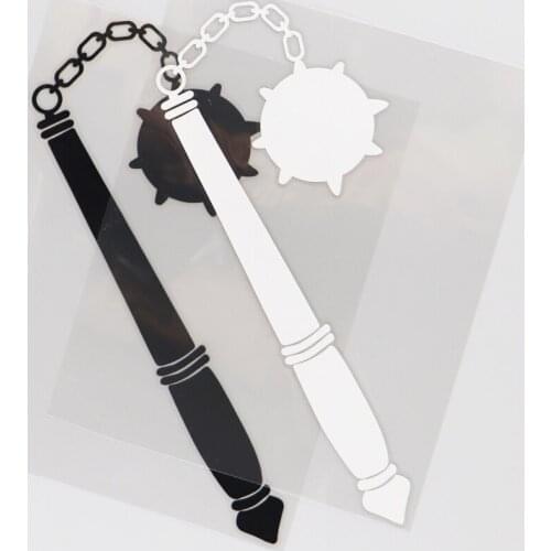 18.1CM*14.5CM Meteor Hammer Weapon Pattern Car Sticker Vinyl Decal Decoration 1A-0506